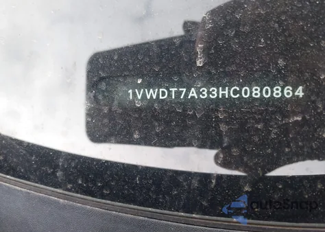 2017 Volkswagen Passat 1.8T R-Line z USA, uszkodzony, nr VIN 1VWDT7A33HC080864